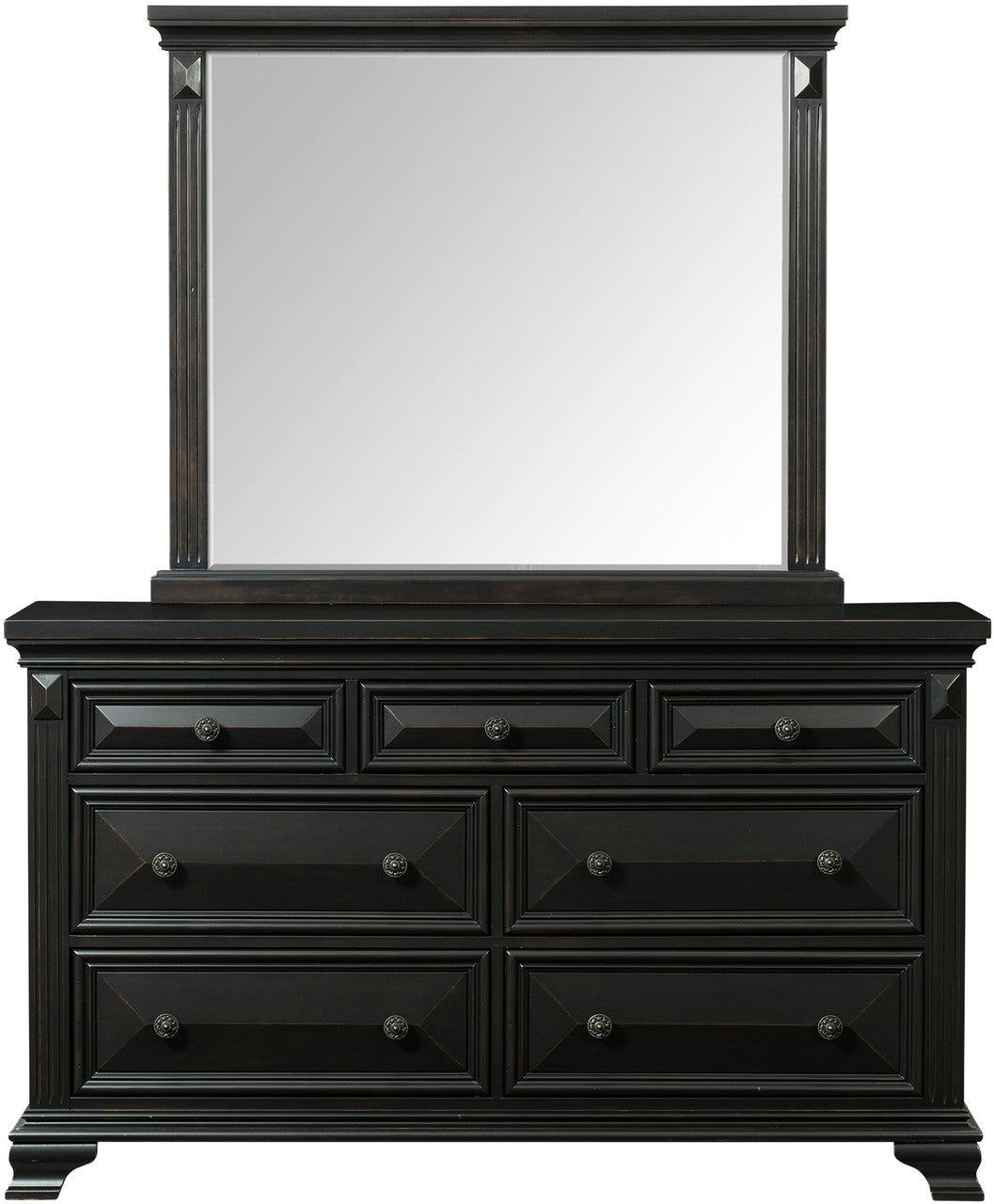CONROE Black Bedroom Set