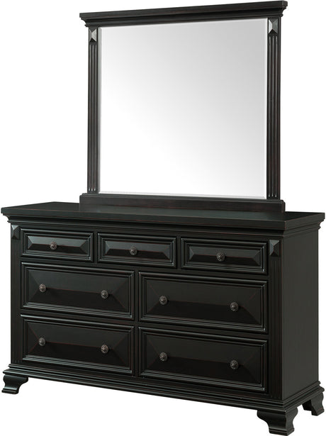 CONROE Black Bedroom Set