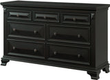 CONROE Black 65" Wide Dresser