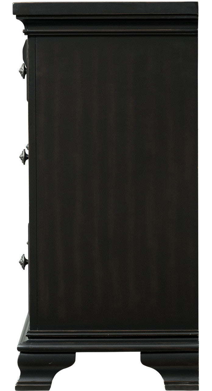 CONROE Black 65" Wide Dresser