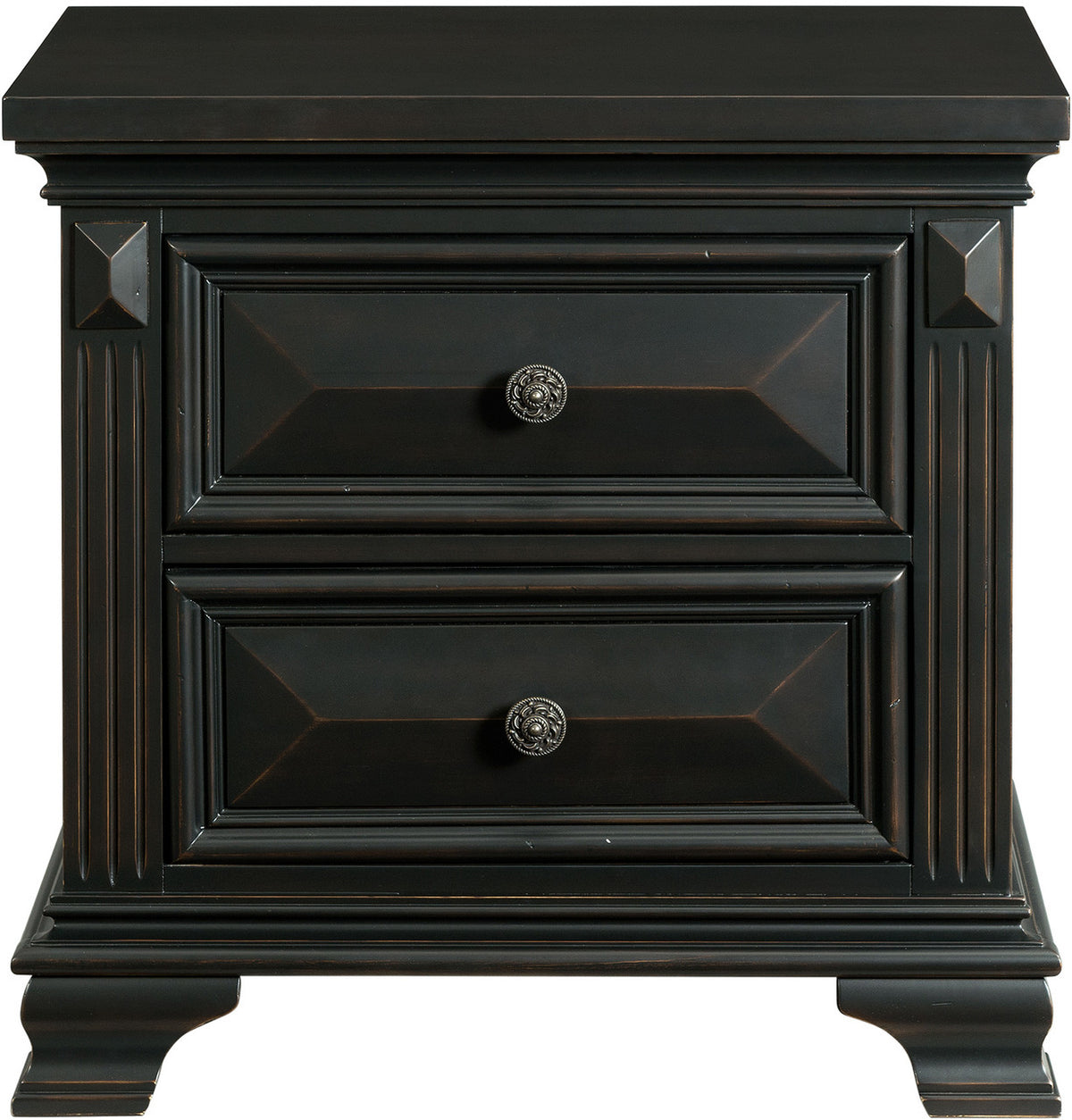 CONROE Black 28" Wide Night Stand