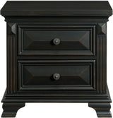 CONROE Black 28" Wide Night Stand