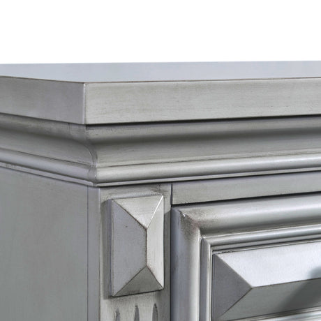 CONROE Gray 65" Wide Dresser and Mirror