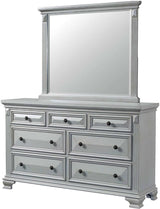 CONROE Gray 65" Wide Dresser and Mirror