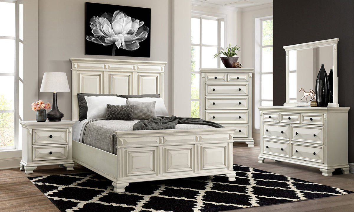 CONROE Off-White 66" Height Bed