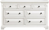 CONROE Off-White 65" Wide Dresser