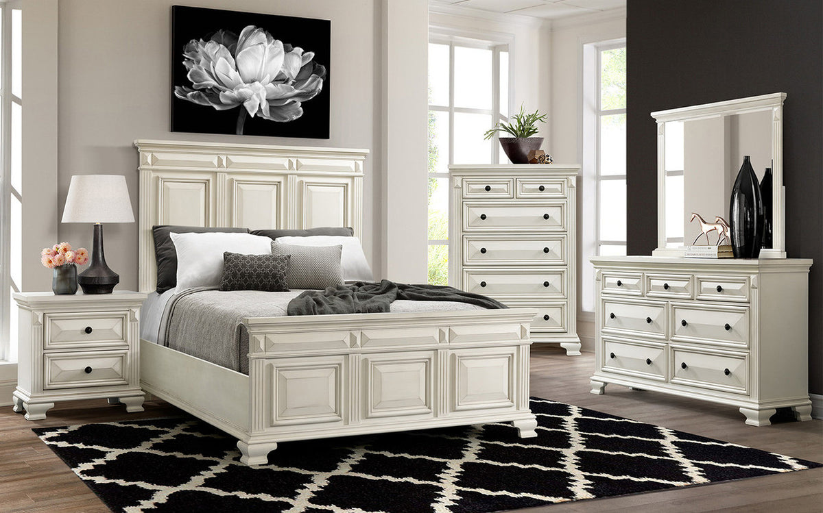 CONROE Off-White Bedroom Set
