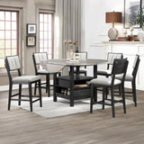 CORINA Espresso Counter Height Chair