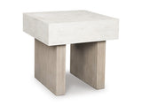 COSSETTE Cement-Look 3 Piece Table Set