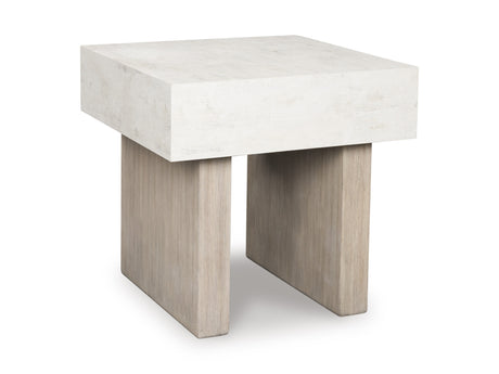 COSSETTE Cement-Look 3 Piece Table Set