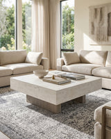 COSSETTE Cement-Look 42" x 42" Coffee Table