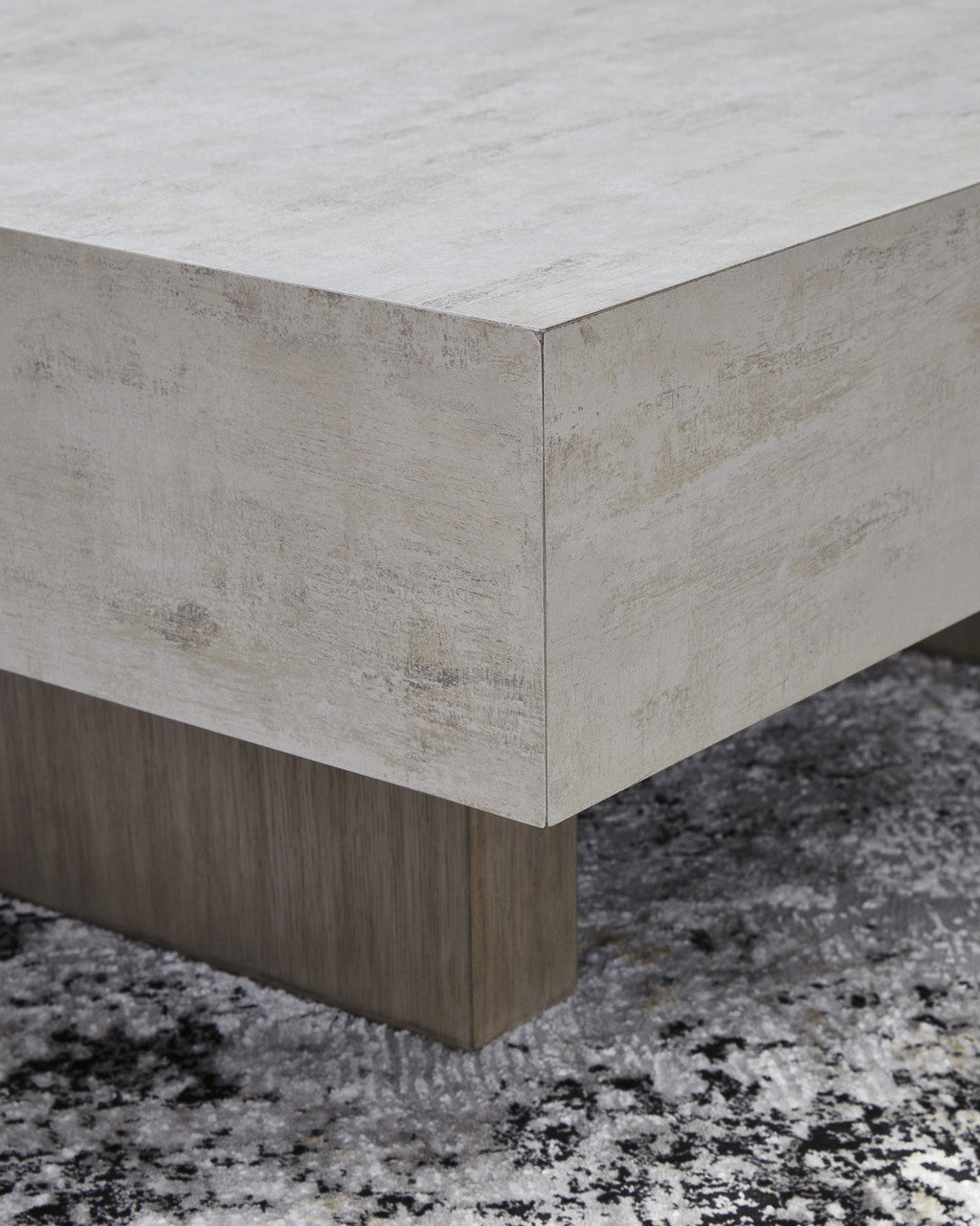 COSSETTE Cement-Look 42" x 42" Coffee Table