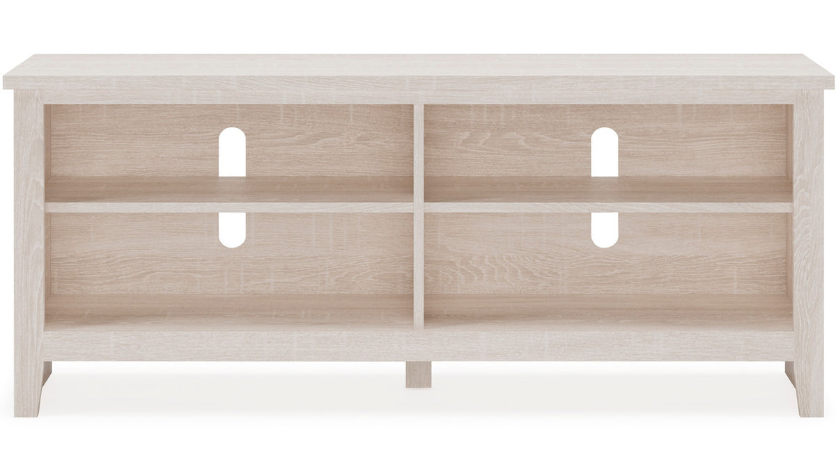 CRIGAN White 58 Inch Wide TV Stand (RTA)