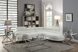 CADY White 102" Wide Sectional