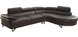 Cady Dark Brown Sectional