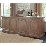 CALLUM Weathered Pine 90" Wide Server