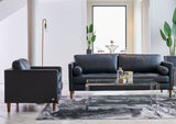 CAMDEN Black Sofa & Loveseat