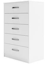 CASSIA White 27" x 41" Five-Drawer Chest (RTA)
