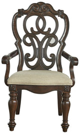 CAVANAUGH Brown Pecan 7 Piece Dining Room
