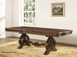 CAVANAUGH Brown Pecan 9 Piece Dining Set