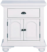 Celma White Night Stand