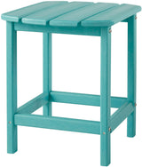 CHAMPLAIN Turquoise 15" Wide Adirondack Side Table