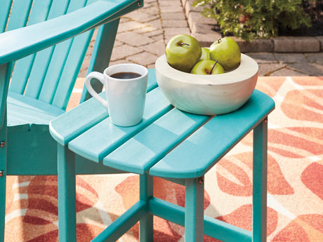 CHAMPLAIN Turquoise 15" Wide Adirondack Side Table