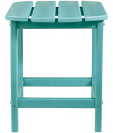 CHAMPLAIN Turquoise 15" Wide Adirondack Side Table