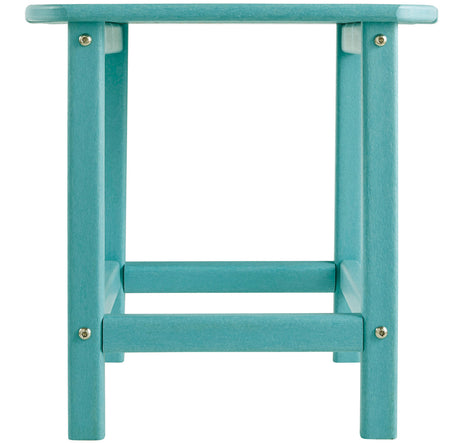 CHAMPLAIN Turquoise 15" Wide Adirondack Side Table