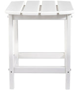 CHAMPLAIN White 15" Wide Adirondack Side Table