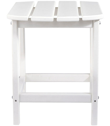 CHAMPLAIN White 15" Wide Adirondack Side Table