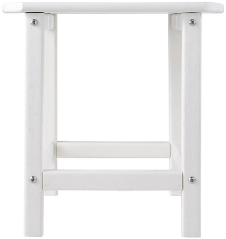CHAMPLAIN White 15" Wide Adirondack Side Table