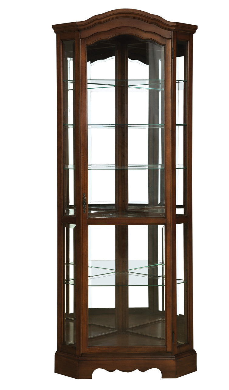 CHARLOTTE 6-Shelf 33" Wide Curio Cabinet
