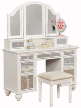 CHARLOTTE 46" Wide Vanity Desk & Mirror