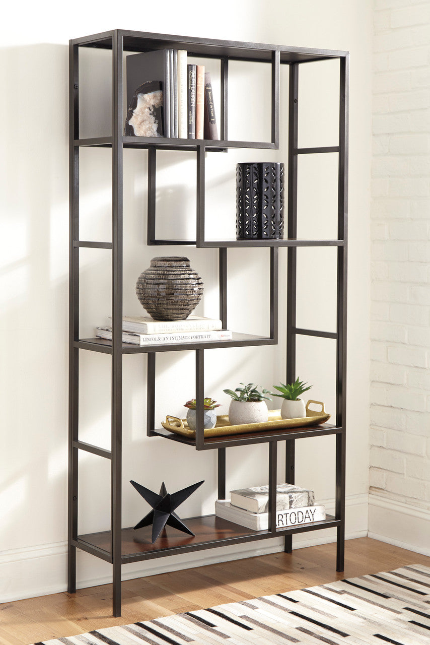 CHASEN Black 36" Wide Bookcase