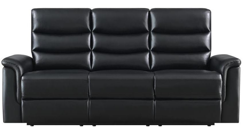 CISCO Black Reclining Sofa and Loveseat