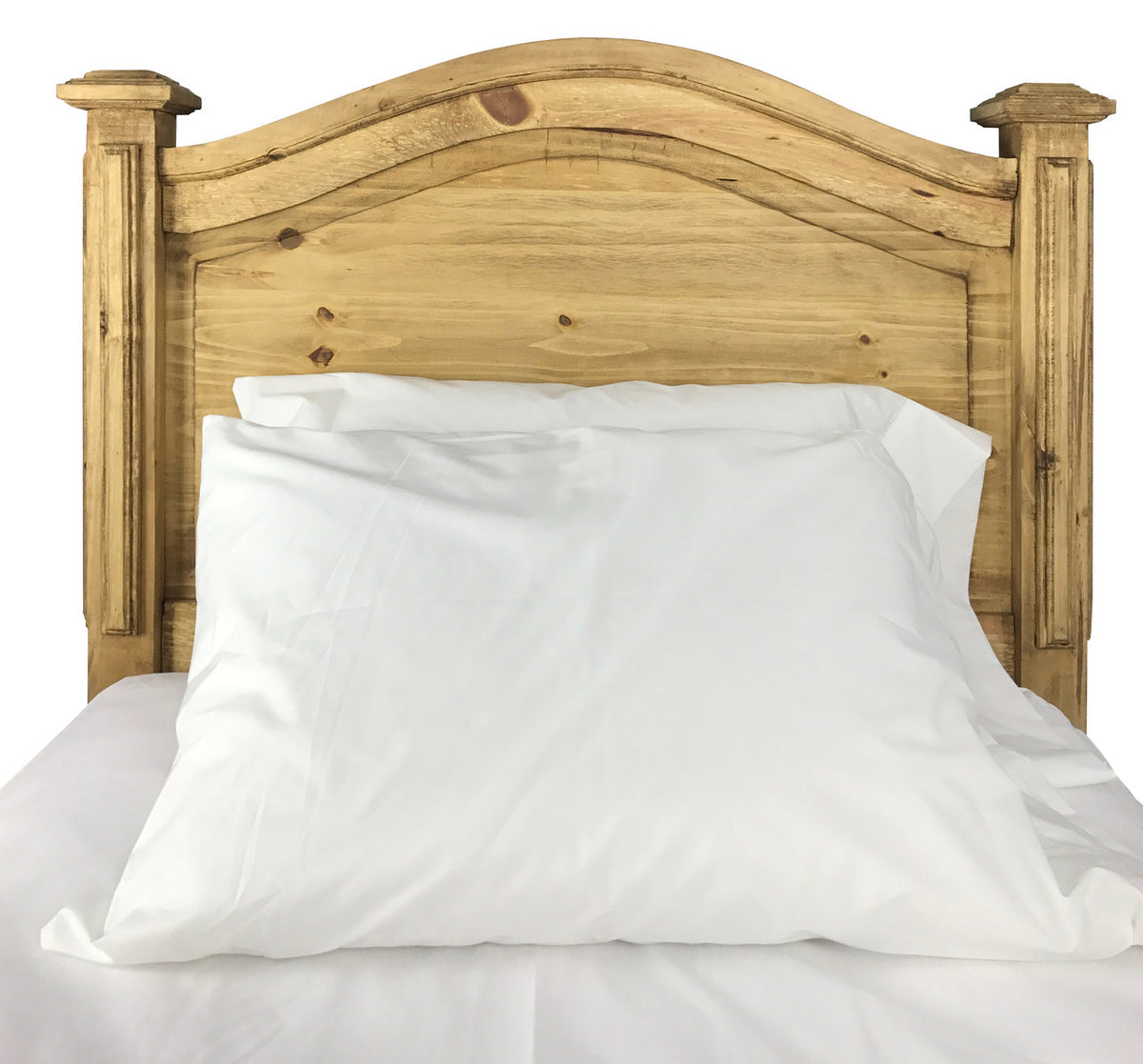 COLIMA Pine Headboard Bed