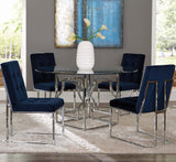 COLLINS Chrome 54" Wide Dining Table