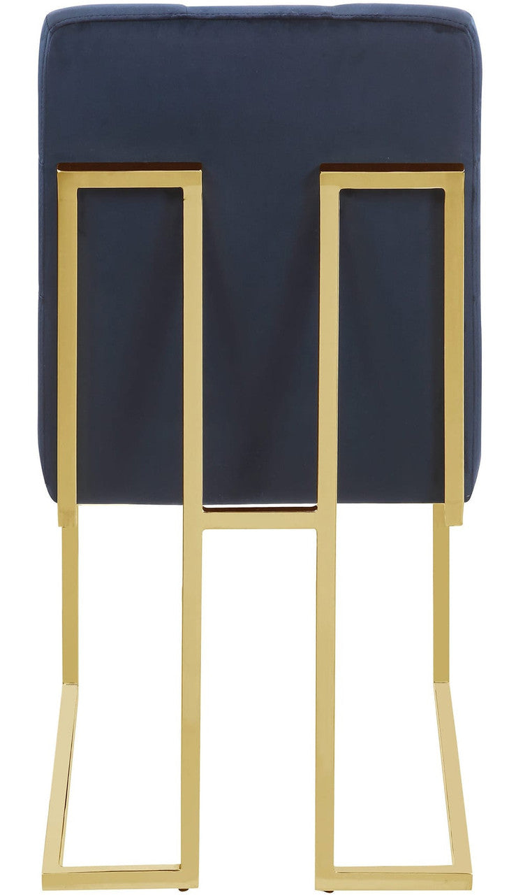 COLLINS Blue and Gold Chair
