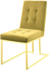 COLLINS Mustard and Gold 5 Piece Dining Set