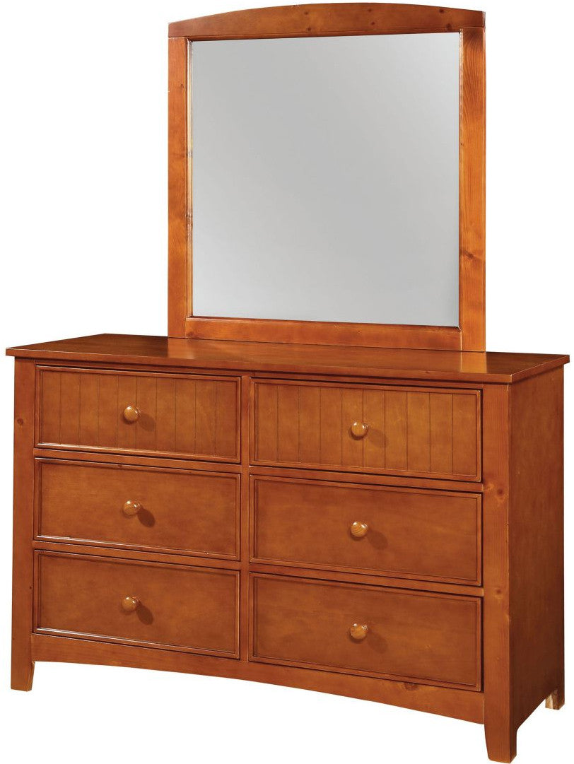 Connie Valden Oak Dresser & Mirror