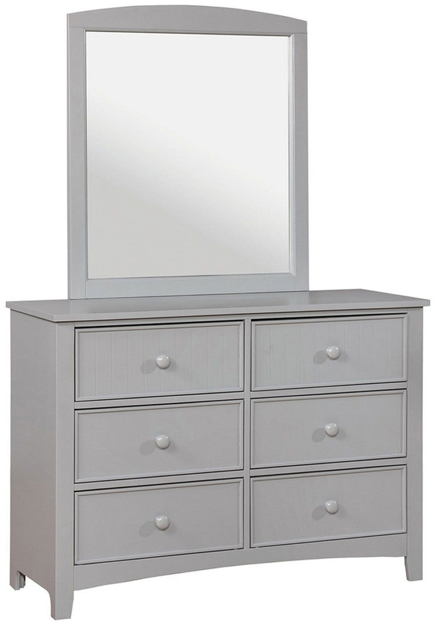 Connie Valden Gray Dresser & Mirror
