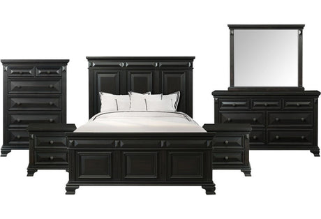 CONROE Black Bedroom Set