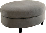 Cornell Gray Ottoman