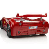 COUPE Red Lighted Race Car Bed