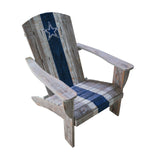 COWBOYS 37.5" Wide Adirondack Chair