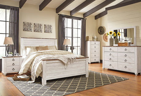 CRESTHILL White 54" Height Bed