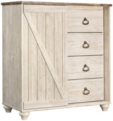 CRESTHILL 40" Wide Dressing Chest with Sliding Door