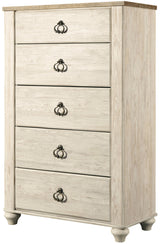 CRESTHILL White 34" Wide Chest