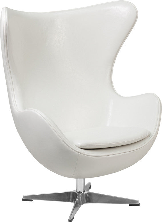 Cruz White Accent Chair